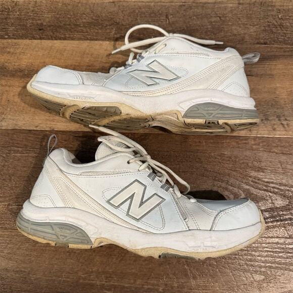 New Balance Men's 608 Cross Trainer Sneakers White Size 12 Gym Walking Run READ - Picture 5 of 11